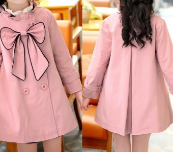 Пальто-плащ для девочки на размеры от 1 года до 14 лет. Выкройка (Шитье и крой)