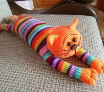 Игрушка кот Аминеко  (Вязание крючком)