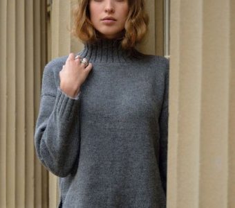 Пуловер Charcoal от Ким Харгривз (Вязание спицами)