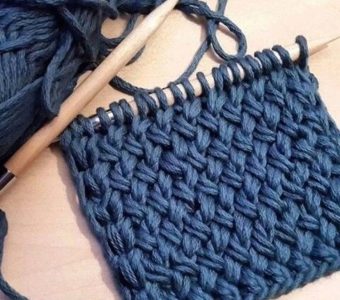 Интересный узор “плетенка” (Вязание спицами)