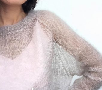 Описание тончайшего пуловера (Вязание спицами)