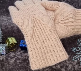 Как связать красивые манжеты для перчаток, варежек (Вязание спицами)