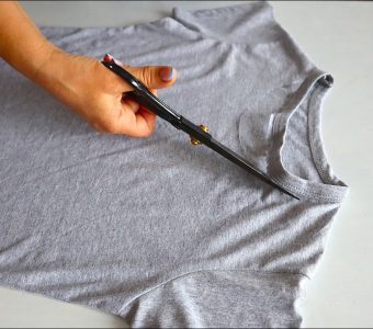 Как переделать самую дешёвую футболку в дизайнерскую вещь