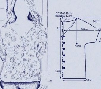 12 выкроек – блузки, туники и топы для дам с пышными формами! Размеры от 52 до 58 (Шитье и крой)