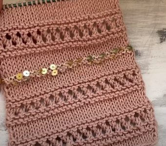 Шикарный узор для вязания майки, джемпера, кофточки, кардигана (Вязание спицами)